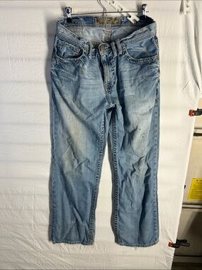 Vintage Light Blue Men's Straight-Leg Jeans